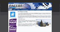 Desktop Screenshot of paccot-decolletage.com